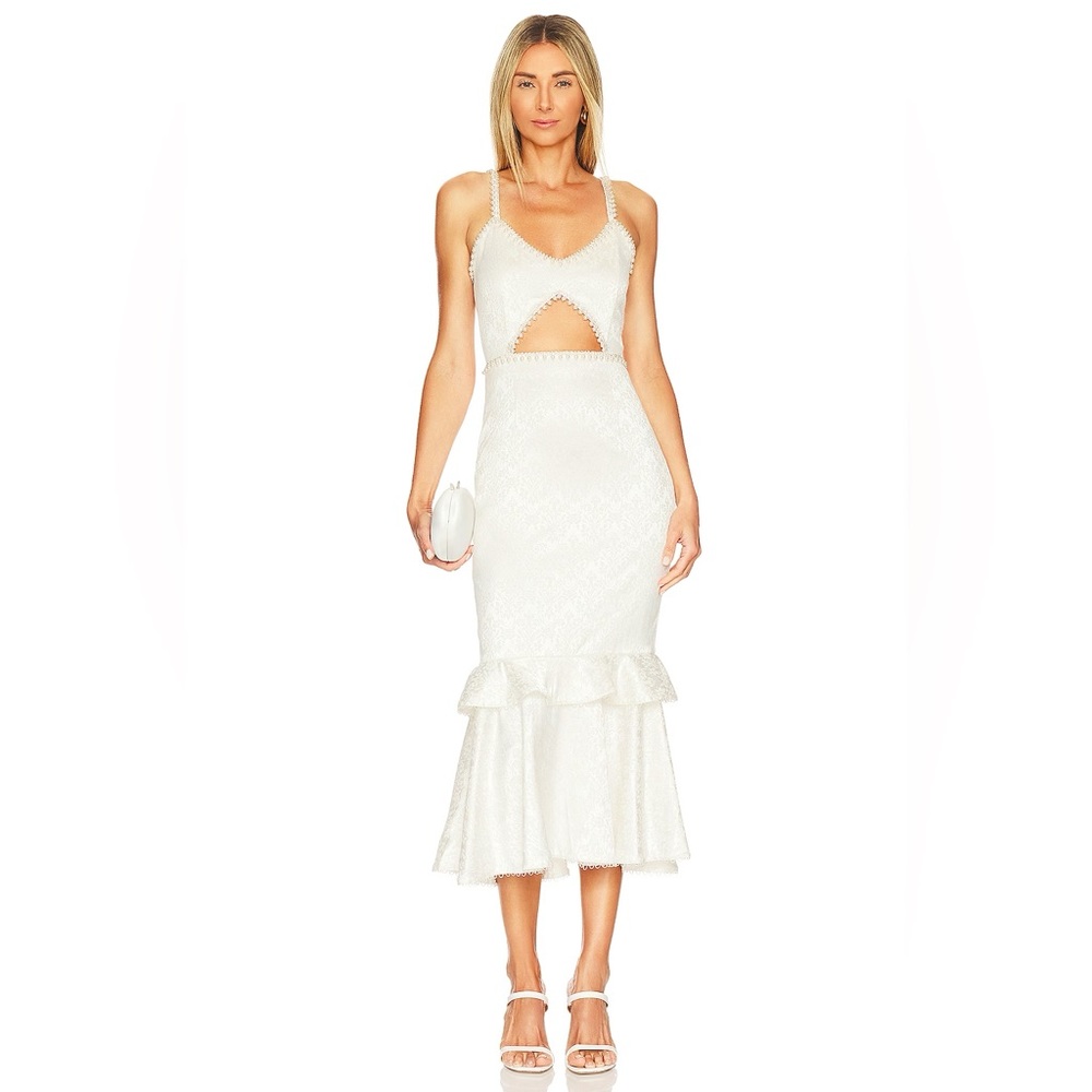 V. Chapman Luna Dress White